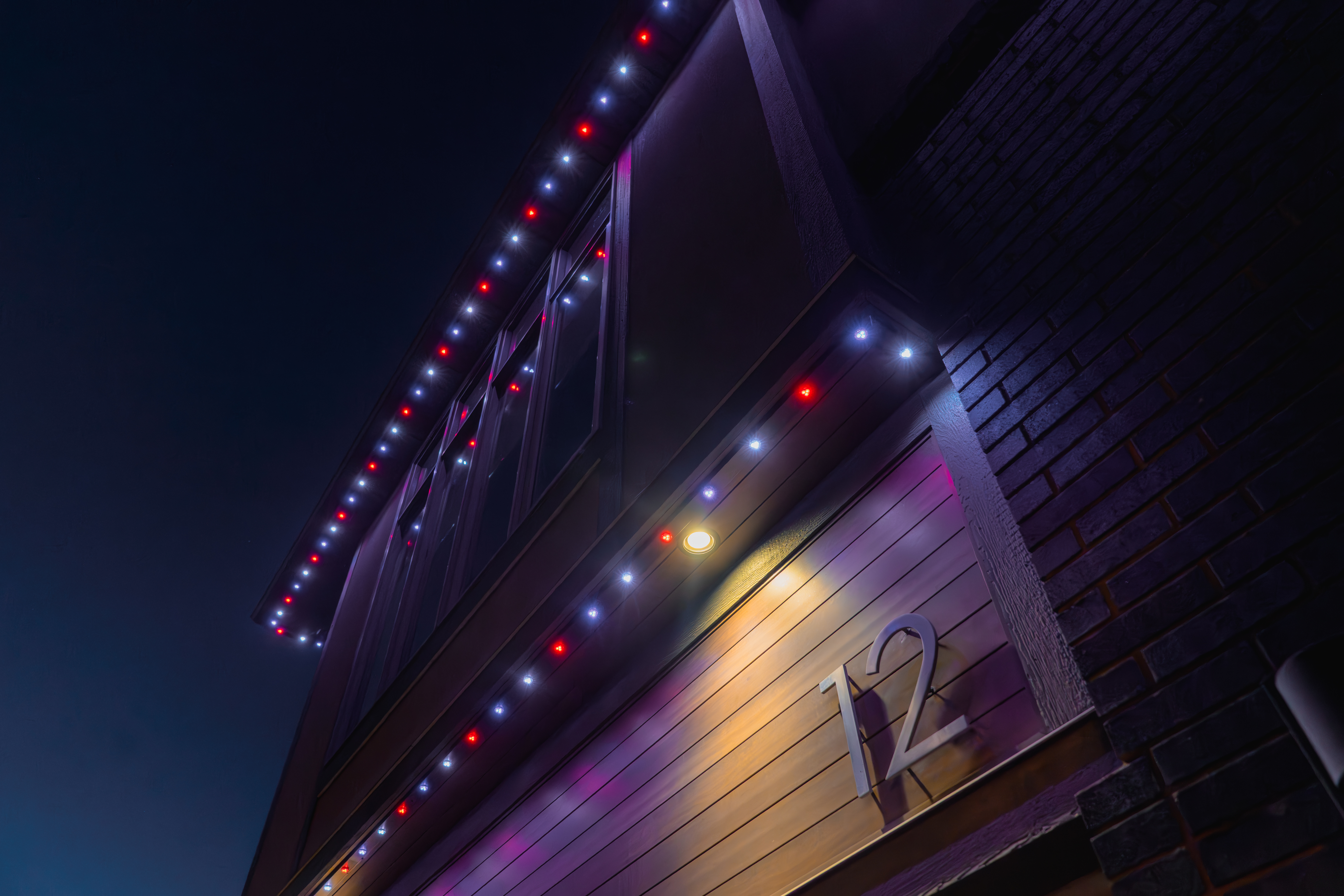 Permanent holiday lighting installation in Calgary – year-round LED by Lior Lighting